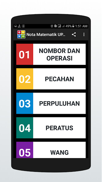 Run android online APK Nota Matematik UPSR from MyAndroid or emulate Nota Matematik UPSR using MyAndroid