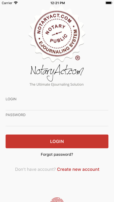 Emulate iPhone app NotaryAct - Electronic Journal using MyAndroid Emulate iPhone app NotaryAct - Electronic Journal using MyAndroid