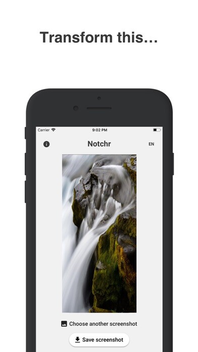 Emulate iPhone app Notchr using MyAndroid Emulate iPhone app Notchr using MyAndroid
