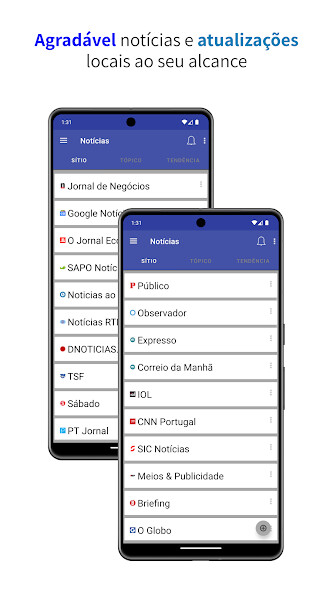 Run android online APK Notcias de Portugal from MyAndroid or emulate Notcias de Portugal using MyAndroid