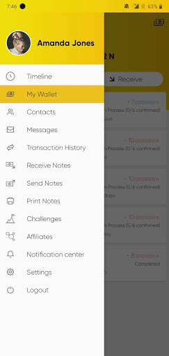 Run android online APK Note Blockchain from MyAndroid or emulate Note Blockchain using MyAndroid