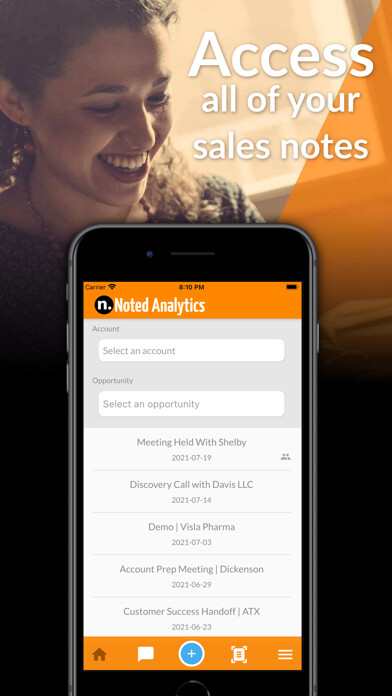Emulate iPhone app Noted Analytics using MyAndroid Emulate iPhone app Noted Analytics using MyAndroid