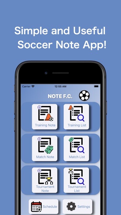 Emulate iPhone app NOTE F.C. - Soccer note app - using MyAndroid Emulate iPhone app NOTE F.C. - Soccer note app - using MyAndroid