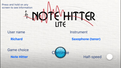Emulate iPhone app Note Hitter Lite using MyAndroid