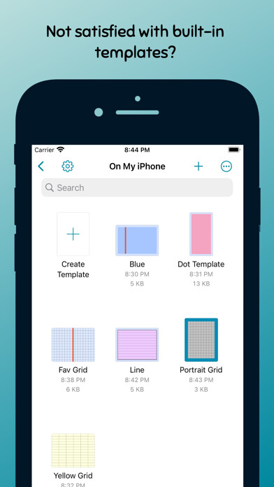 Emulate iPhone app Note Mate - Template Manager using MyAndroid Emulate iPhone app Note Mate - Template Manager using MyAndroid