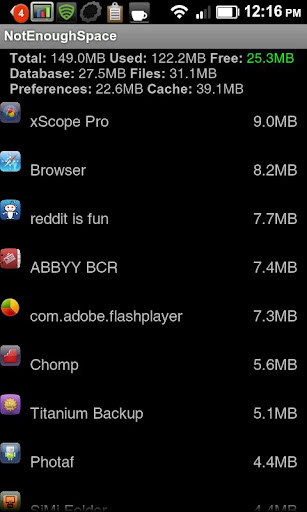 Run android online APK NotEnoughSpace from MyAndroid or emulate NotEnoughSpace using MyAndroid