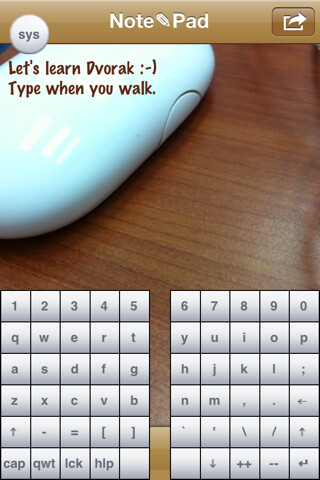 Emulate iPhone app Note✎Pad FREE - for iPhone and iPad using MyAndroid Emulate iPhone app Note✎Pad FREE - for iPhone and iPad using MyAndroid