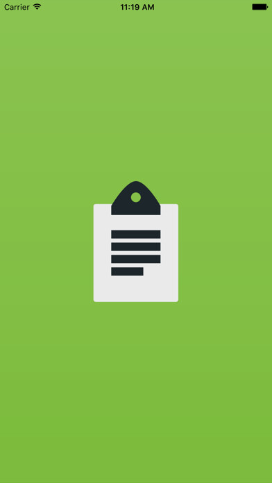 Emulate iPhone app Notepad Light using MyAndroid