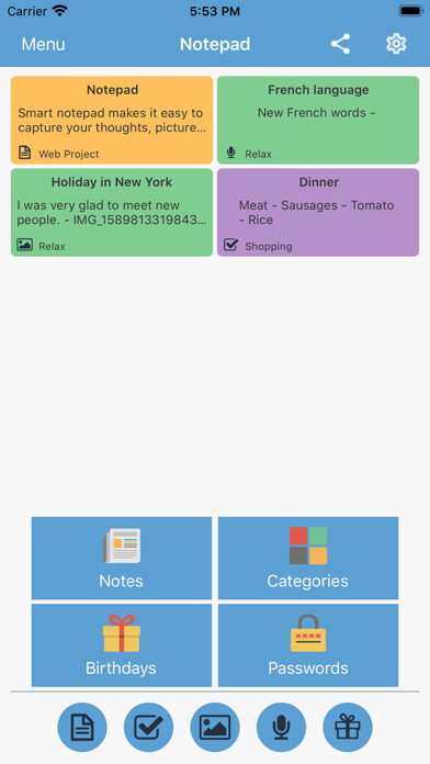 Emulate iPhone app Notepad: notes, checklist Pro using MyAndroid Emulate iPhone app Notepad: notes, checklist Pro using MyAndroid