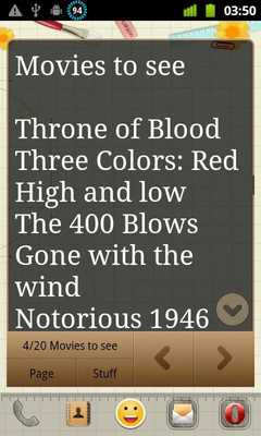 Emulate Android APK Notepadus Widget Full Free