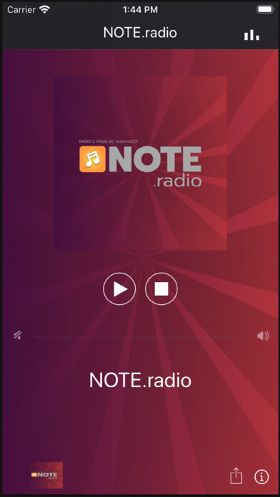 Emulate iPhone app NOTE.radio using MyAndroid Emulate iPhone app NOTE.radio using MyAndroid