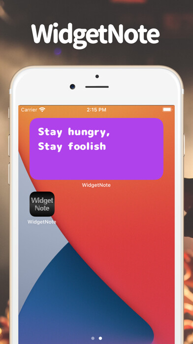 Emulate iPhone app Notes Widget, WidgetNote using MyAndroid Emulate iPhone app Notes Widget, WidgetNote using MyAndroid