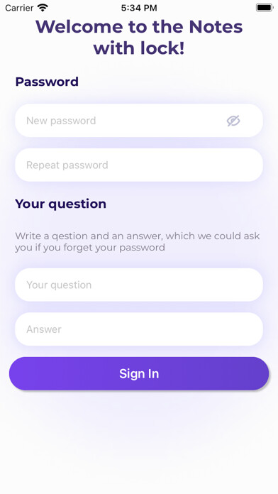 Emulate iPhone app Notes with Lock - Security App using MyAndroid Emulate iPhone app Notes with Lock - Security App using MyAndroid