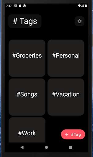 Run android online APK Note Tags: Keep Notes Handy from MyAndroid or emulate Note Tags: Keep Notes Handy using MyAndroid