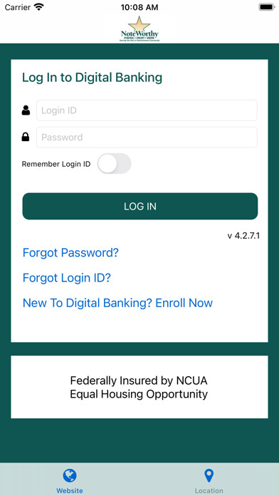 Emulate iPhone app Noteworthy FCU Mobile using MyAndroid Emulate iPhone app Noteworthy FCU Mobile using MyAndroid