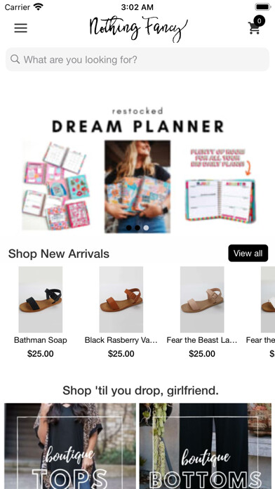 Emulate iPhone app Nothing Fancy Boutique using MyAndroid Emulate iPhone app Nothing Fancy Boutique using MyAndroid