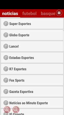 Emulate Android APK Noticias do Esporte