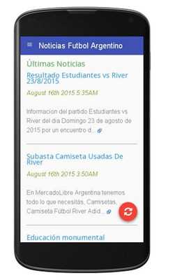 Emulate Android APK Noticias Futbol Argentino Emulate Android APK Noticias Futbol Argentino