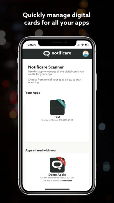 Emulate iPhone app Notificare Scanner using MyAndroid Emulate iPhone app Notificare Scanner using MyAndroid