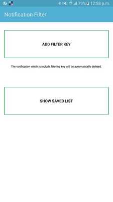 Emulate Android APK Notification filter Spamfilter