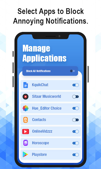 Run android online APK Notification Manager  Blocker from MyAndroid or emulate Notification Manager  Blocker using MyAndroid