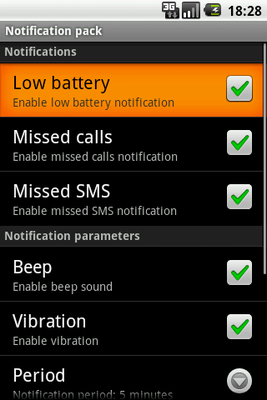 Emulate Android APK Notification pack