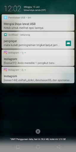 Run android online APK Notifikasi from MyAndroid or emulate Notifikasi using MyAndroid