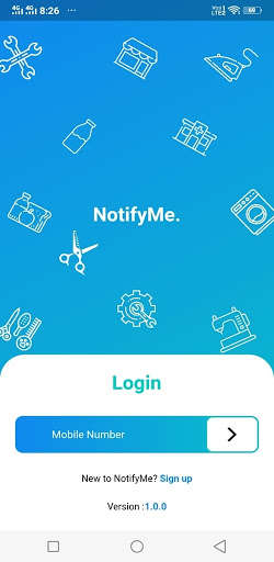 Run android online APK NotifyMe Delivery from MyAndroid or emulate NotifyMe Delivery using MyAndroid Run android online APK NotifyMe Delivery from MyAndroid or emulate NotifyMe Delivery using MyAndroid