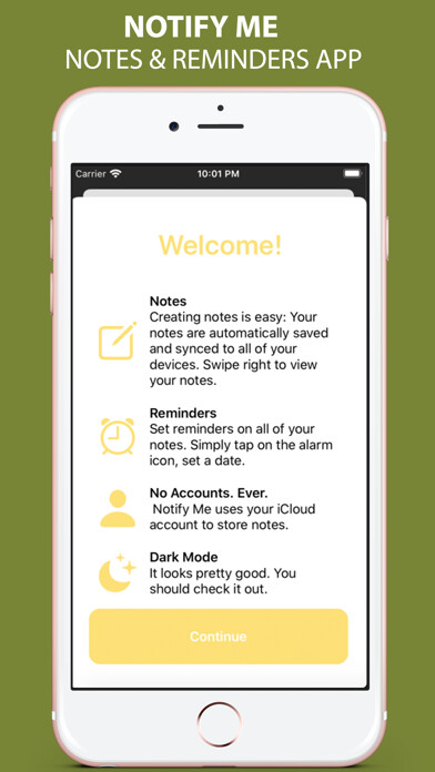 Emulate iPhone app Notify ME - Notes & Reminders using MyAndroid Emulate iPhone app Notify ME - Notes & Reminders using MyAndroid