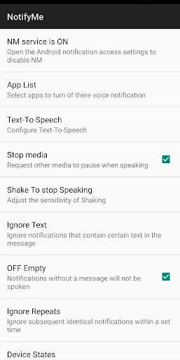 Run android online APK NotifyMe - Voice Notifier , Notification Voice from MyAndroid or emulate NotifyMe - Voice Notifier , Notification Voice using MyAndroid Run android online APK NotifyMe - Voice Notifier , Notification Voice from MyAndroid or emulate NotifyMe - Voice Notifier , Notification Voice using MyAndroid