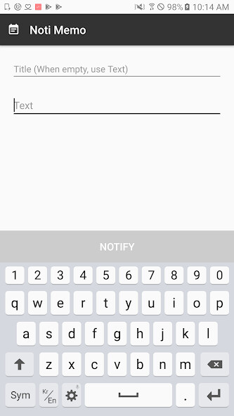 Run android online APK Noti Memo (Status bar memo, Notification bar memo) from MyAndroid or emulate Noti Memo (Status bar memo, Notification bar memo) using MyAndroid Run android online APK Noti Memo (Status bar memo, Notification bar memo) from MyAndroid or emulate Noti Memo (Status bar memo, Notification bar memo) using MyAndroid