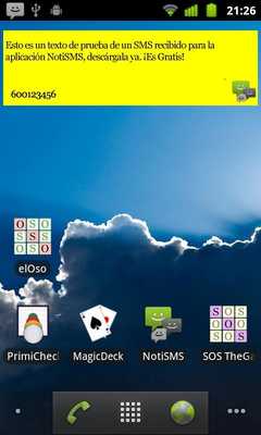 Emulate Android APK NotiSMS Emulate Android APK NotiSMS