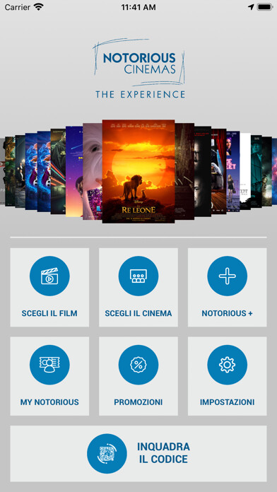 Emulate iPhone app Notorious Cinemas Webtic using MyAndroid