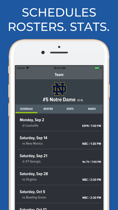 Emulate iPhone app Notre Dame Football using MyAndroid Emulate iPhone app Notre Dame Football using MyAndroid