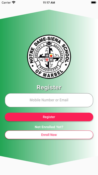 Emulate iPhone app Notre Dame-Siena School Marbel using MyAndroid Emulate iPhone app Notre Dame-Siena School Marbel using MyAndroid