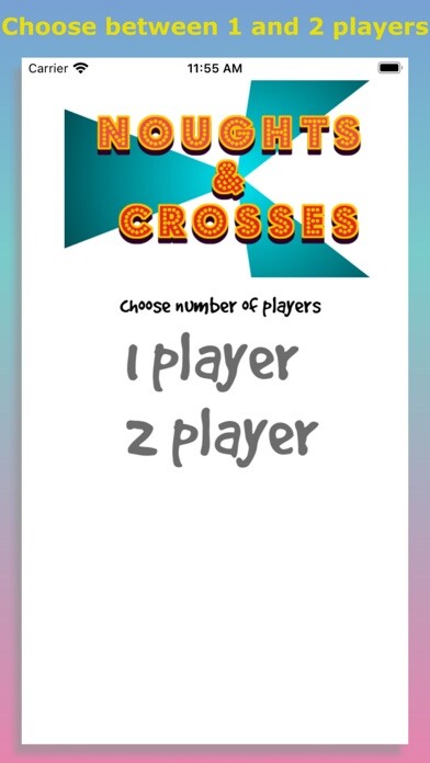 Emulate iPhone app Noughts & Crosses Tic-Tac-Toe using MyAndroid