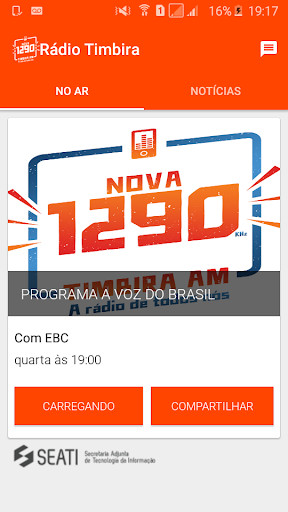 Run android online APK Nova 1290 - Radio Timbira from MyAndroid or emulate Nova 1290 - Radio Timbira using MyAndroid