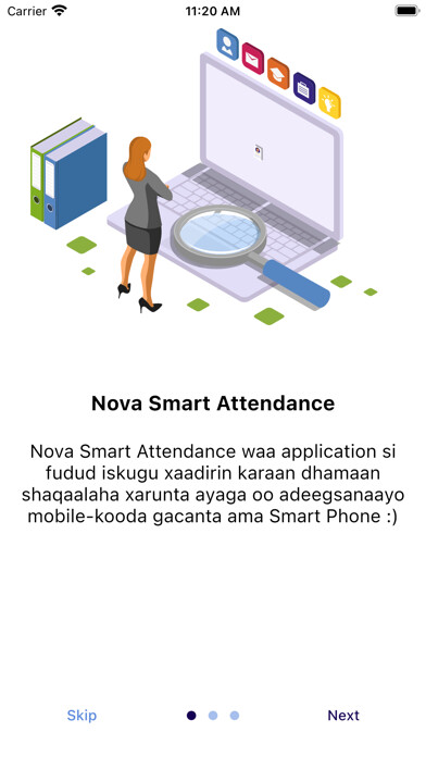 Emulate iPhone app Nova Attendance using MyAndroid
