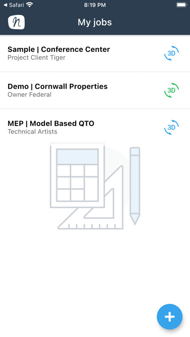 Emulate iPhone app NOVA BIM QTO using MyAndroid