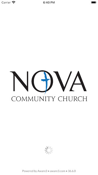 Emulate iPhone app Nova Community Church using MyAndroid