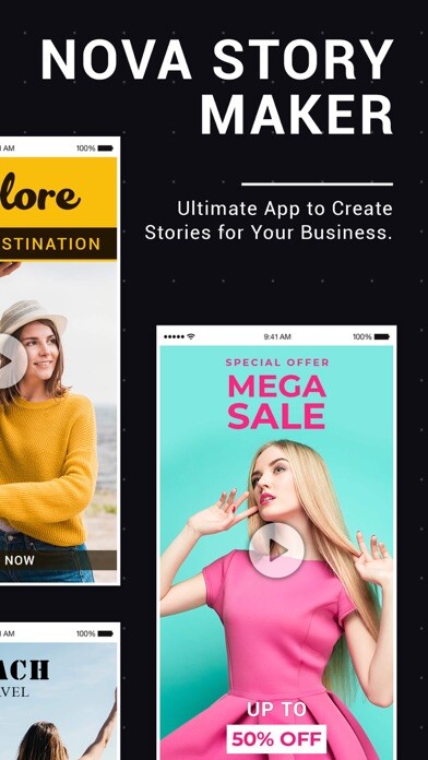 Emulate iPhone app Nova Story Maker using MyAndroid