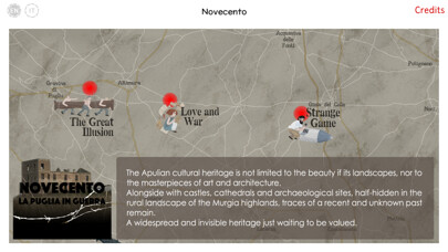 Emulate iPhone app Novecento-La Puglia in Guerra using MyAndroid