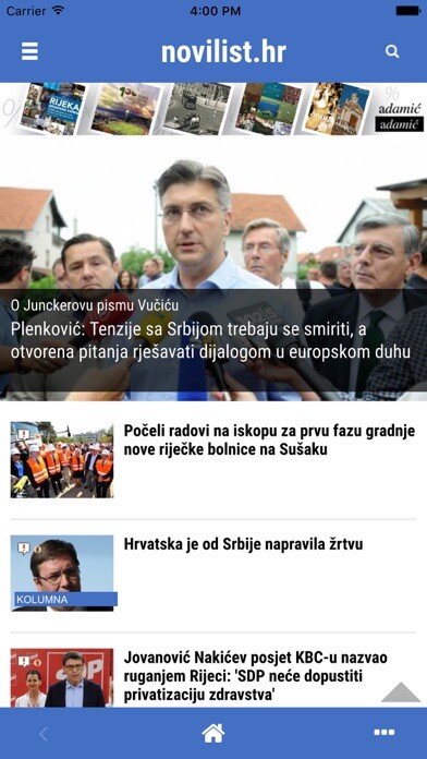 Run android online APK Novi list from MyAndroid or emulate Novi list using MyAndroid