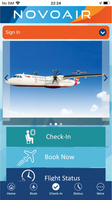 Emulate iPhone app NOVOAIR using MyAndroid