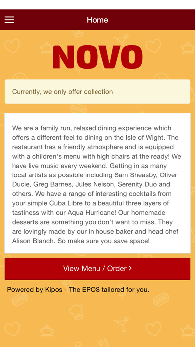 Emulate iPhone app Novo Isle of Wight using MyAndroid