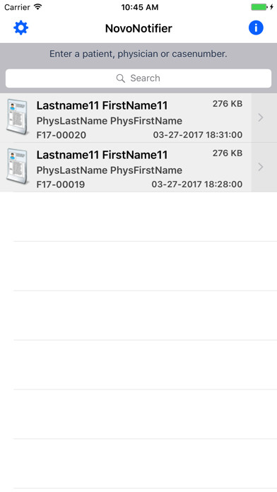 Emulate iPhone app NovoPath Notifier using MyAndroid