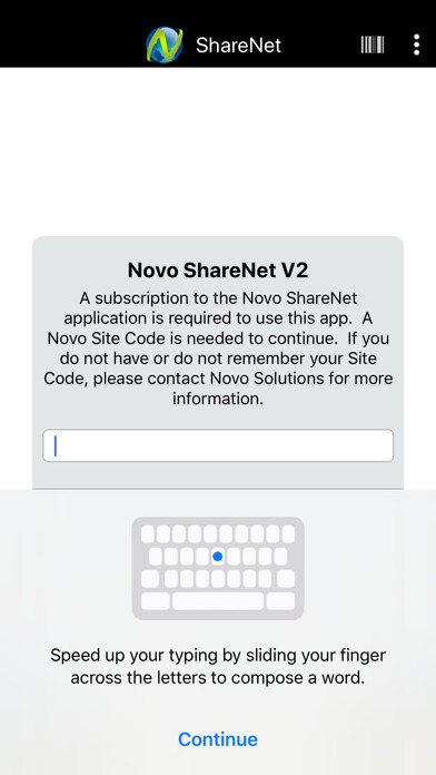 Emulate iPhone app Novo ShareNet using MyAndroid