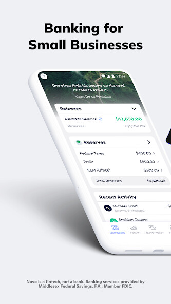 Run android online APK Novo - Small Business Checking from MyAndroid or emulate Novo - Small Business Checking using MyAndroid Run android online APK Novo - Small Business Checking from MyAndroid or emulate Novo - Small Business Checking using MyAndroid