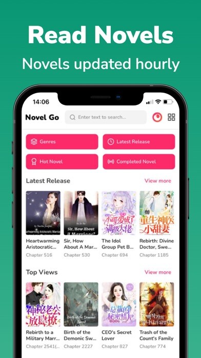 Emulate iPhone app Novo Social - Read novel full using MyAndroid