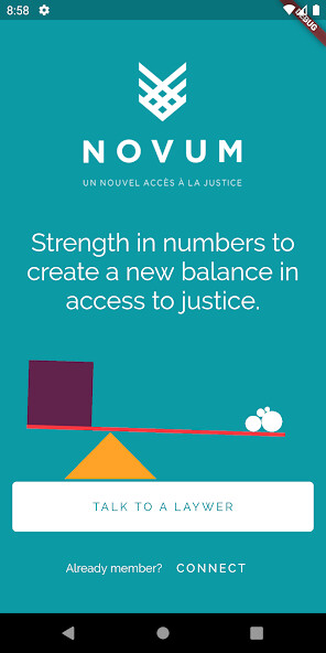 Run android online APK Novum Access from MyAndroid or emulate Novum Access using MyAndroid